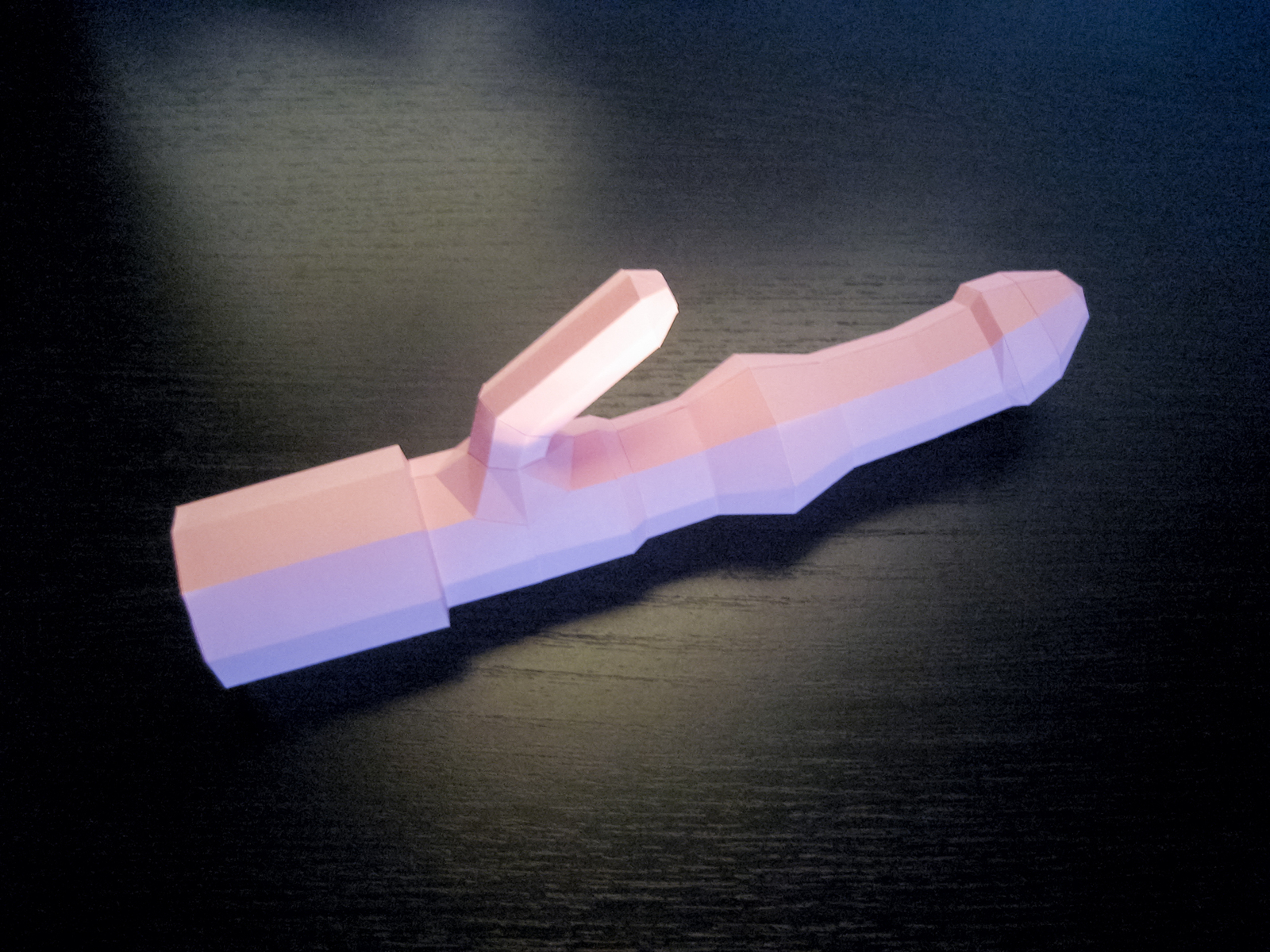 A great gift for a bosom friend or worst enemy - NSFW, My, , Dildo, Paper products, Papercraft, With your own hands, Longpost