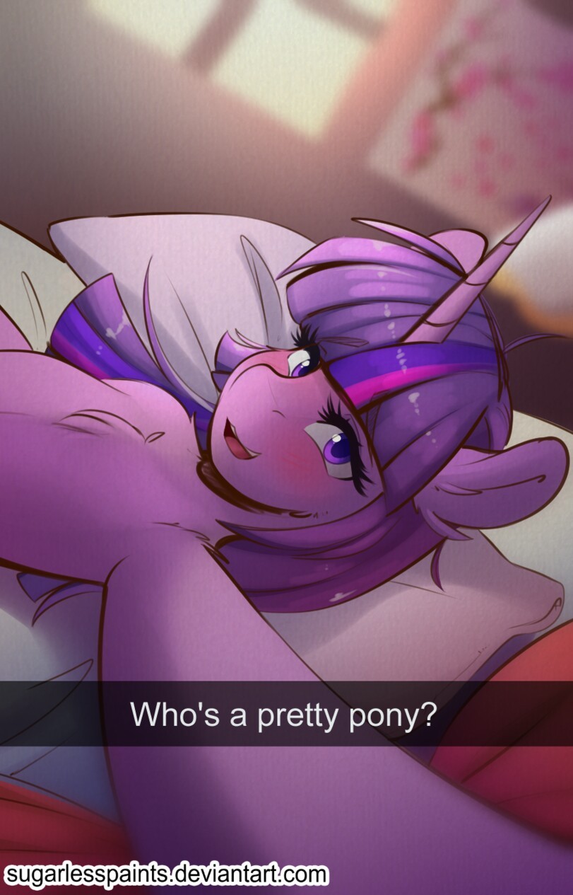 Милашка :3 - My Little Pony, PonyArt, Twilight sparkle, Брони, Милота, Длиннопост, Sugarlesspaints