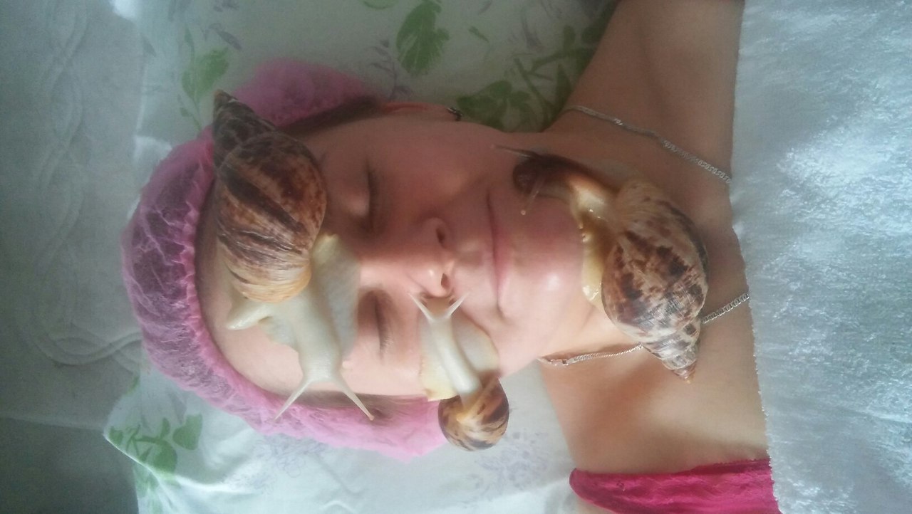 MASSAGE OF THE FACE WITH SNAILS - Face, Snail, Massage, Longpost