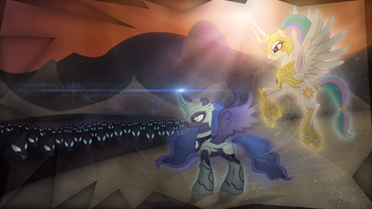 Last resort - My little pony, PonyArt, Princess luna, Princess celestia, Changeling