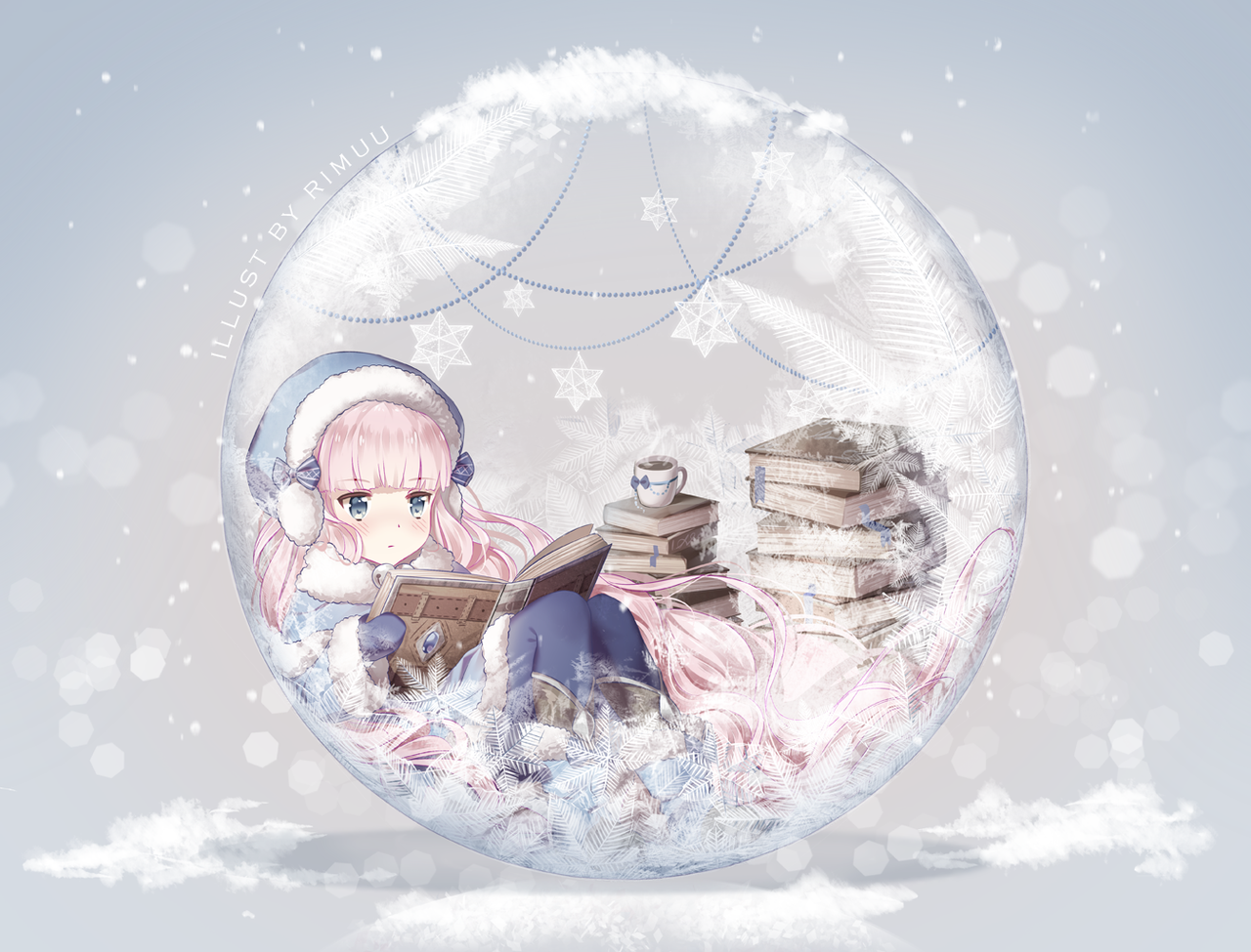 Winter - Anime Art, Аниме, Anime Original, Зима