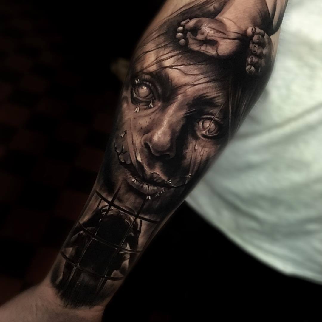 barber tattoo sleeve