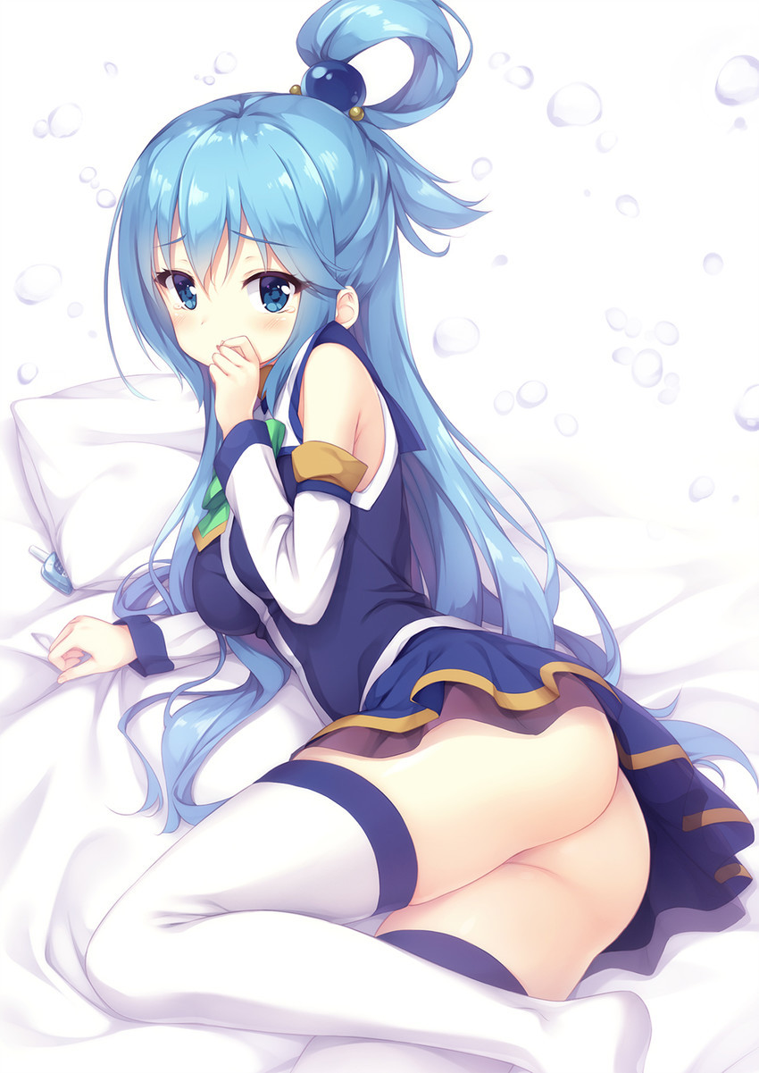 Anime Art - NSFW, Аниме, Anime Art, Konosuba, Aqua