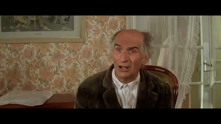 Photogenic level - Louis de Funes! - My, Scene from the movie, Louis de Funes, Emotions, Photogenic