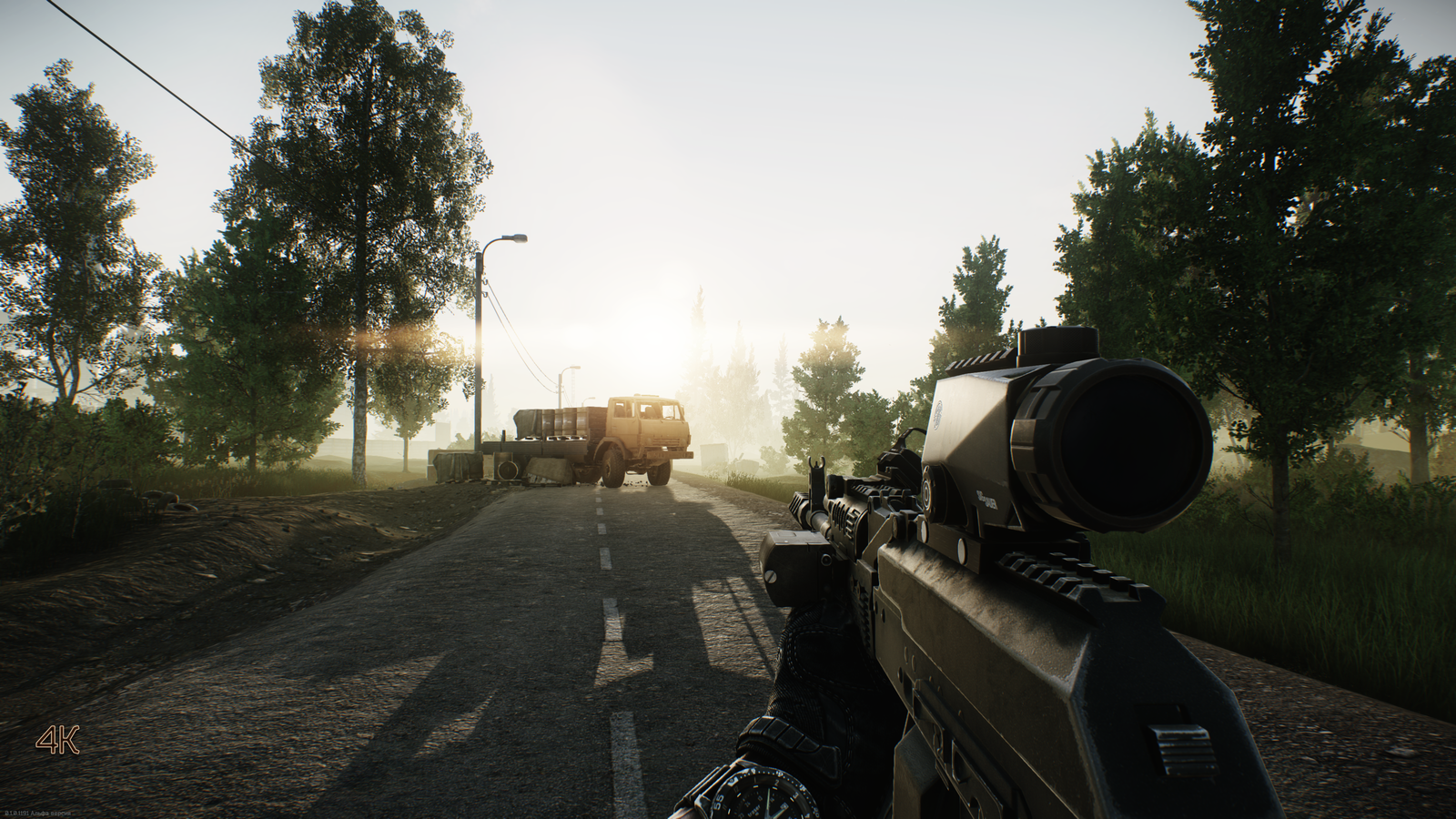 Graphics in Escape From Tarkov - My, Escape From tarkov, Terminator, Eft, Escape from Tarkov, Pete, Longpost