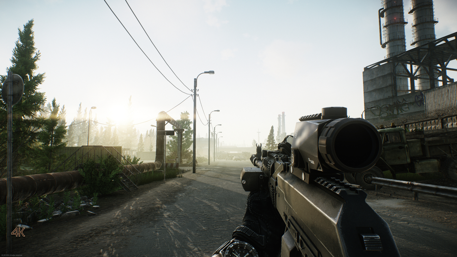 Graphics in Escape From Tarkov - My, Escape From tarkov, Terminator, Eft, Escape from Tarkov, Pete, Longpost