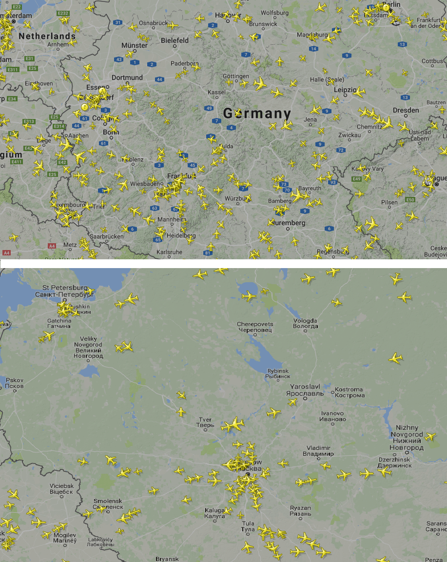 Почувствуй разницу - Самолет, Россия, Европа, Картинки, Разница