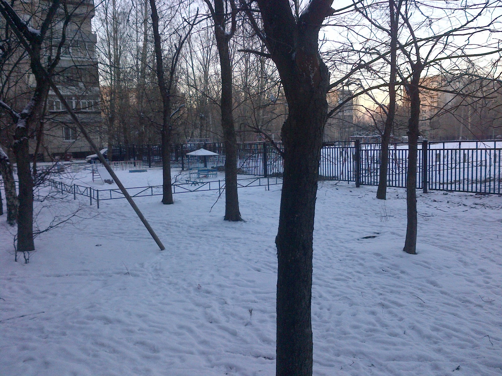 East and West .... playground. - My, Fence, Kupchino, Saint Petersburg, Idiocy, Russia