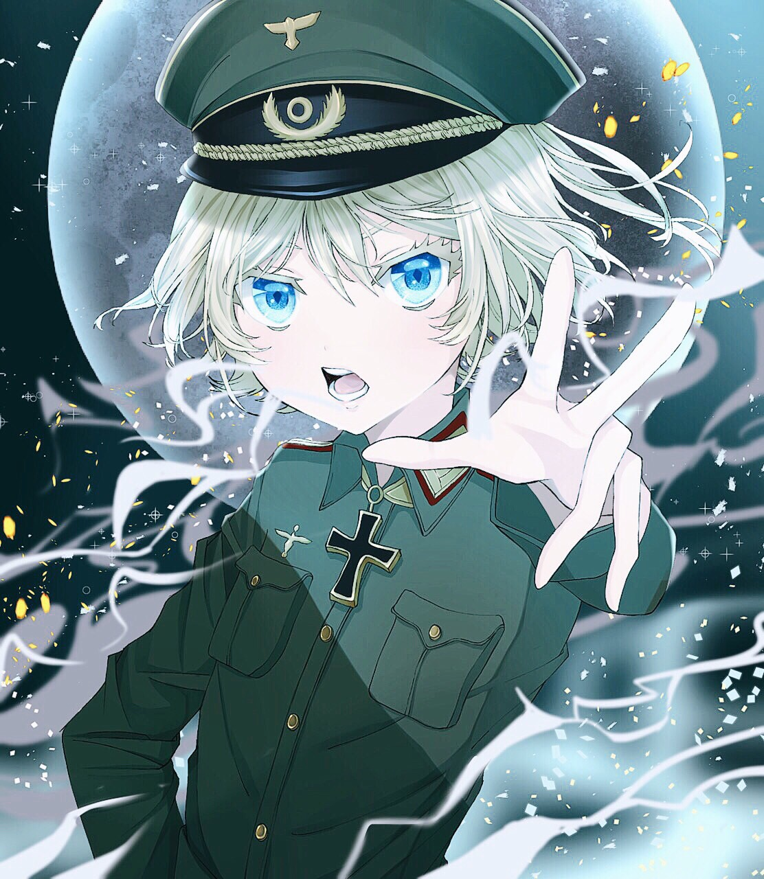 winter front - Anime, Art, Tanya Degurechaff, Youjo senki