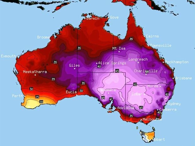 Еще одно доказательство того, что Австралия действительно является порталом в ад - Австралия, Погода, Жаркое