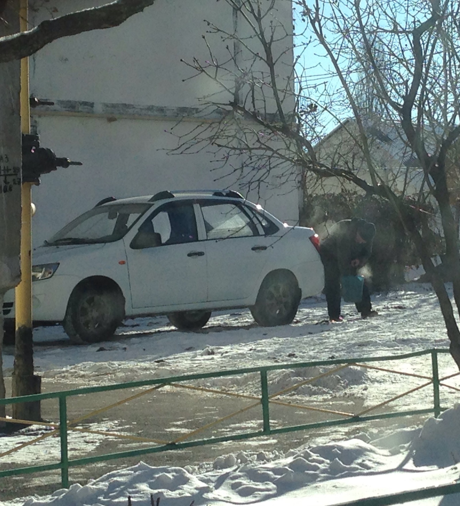 It's impossible to win this country.. - My, Rostov-on-Don, Winter, Car