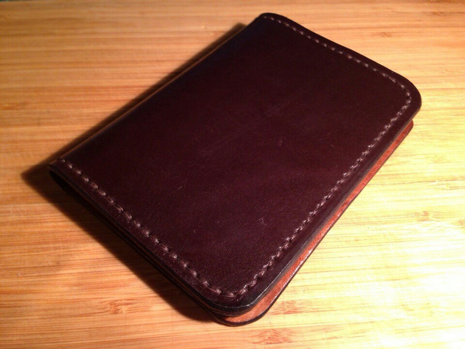 Leather wallet - Leather products, Clock, Leather, Skillful fingers