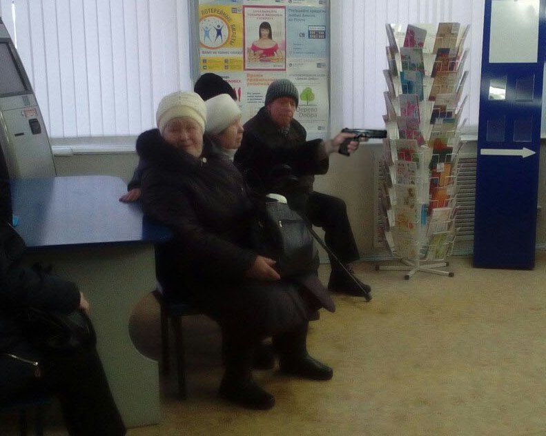 Russian Post, pensioners attack - My, Post office, Queue, Pain, Retirees, Longpost