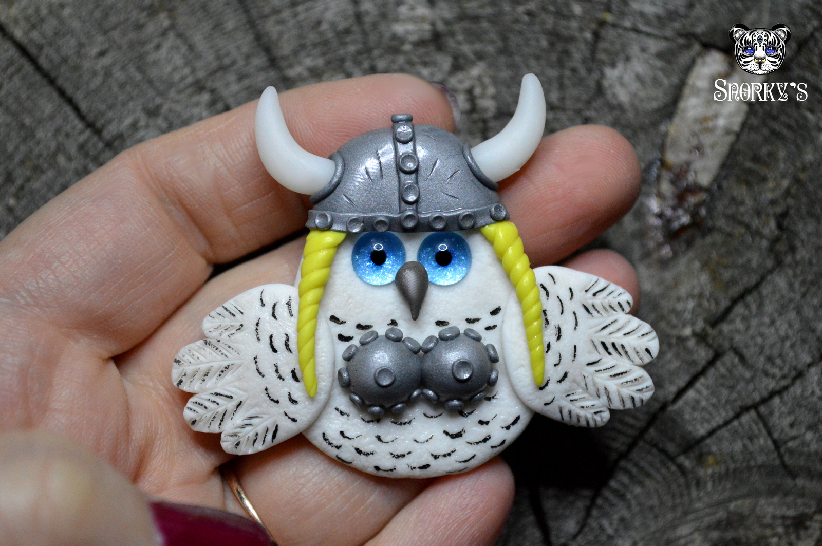 Owls, owls) Handmade from polymer clay - My, Polymer clay, Owl, Викинги, Shaman, India, With your own hands, Longpost, Shamans