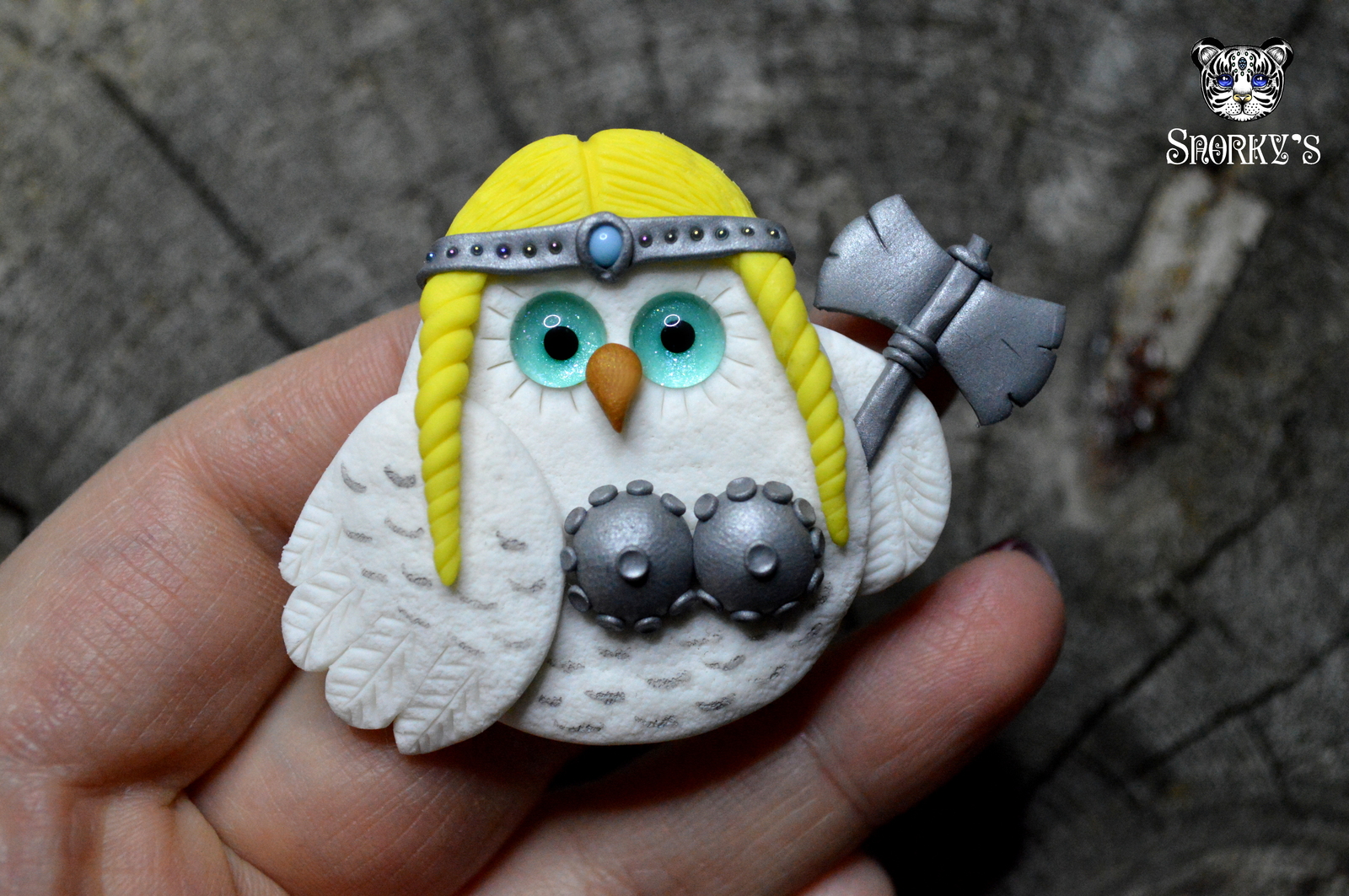 Owls, owls) Handmade from polymer clay - My, Polymer clay, Owl, Викинги, Shaman, India, With your own hands, Longpost, Shamans