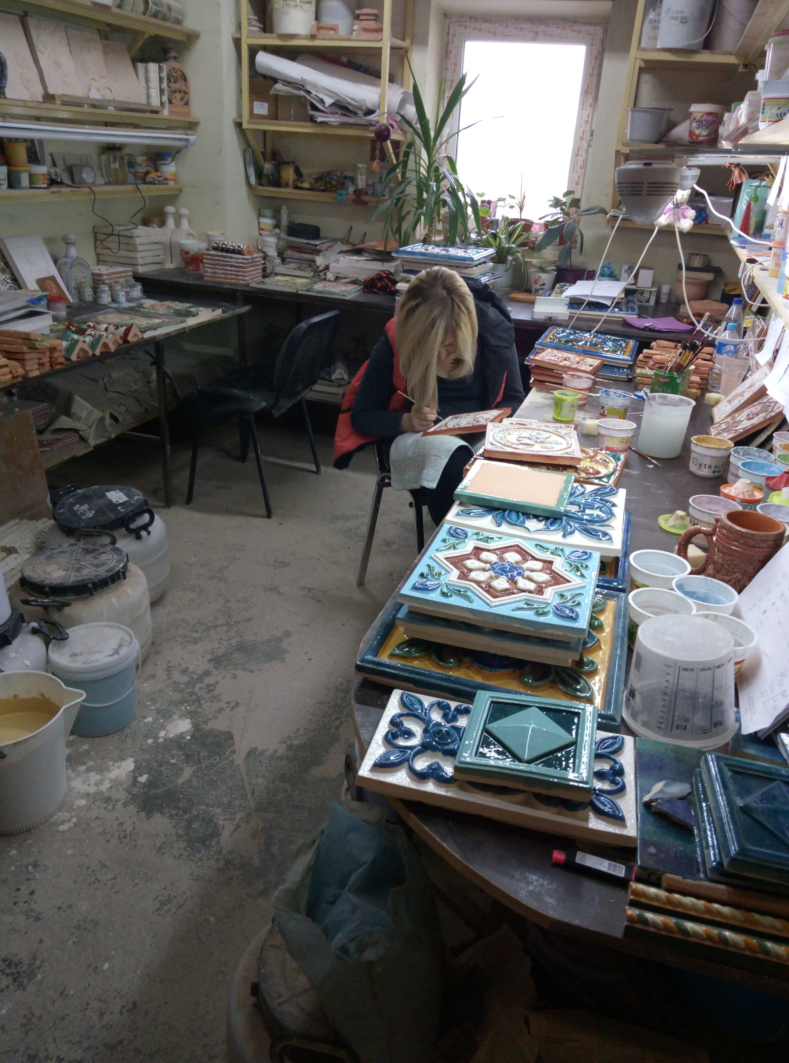 Ceramic workshop. Oooooooo long post. - My, My, Ceramics, Tiles, Longpost