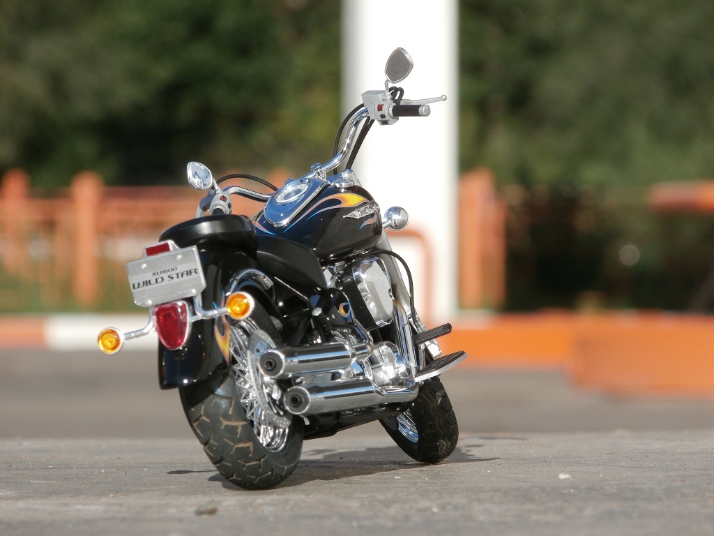 Yamaha XV1600 RoadStar - Моё, Мотомоделизм, Долгострой, Длиннопост, Tamiya, Масштабная модель, Мото