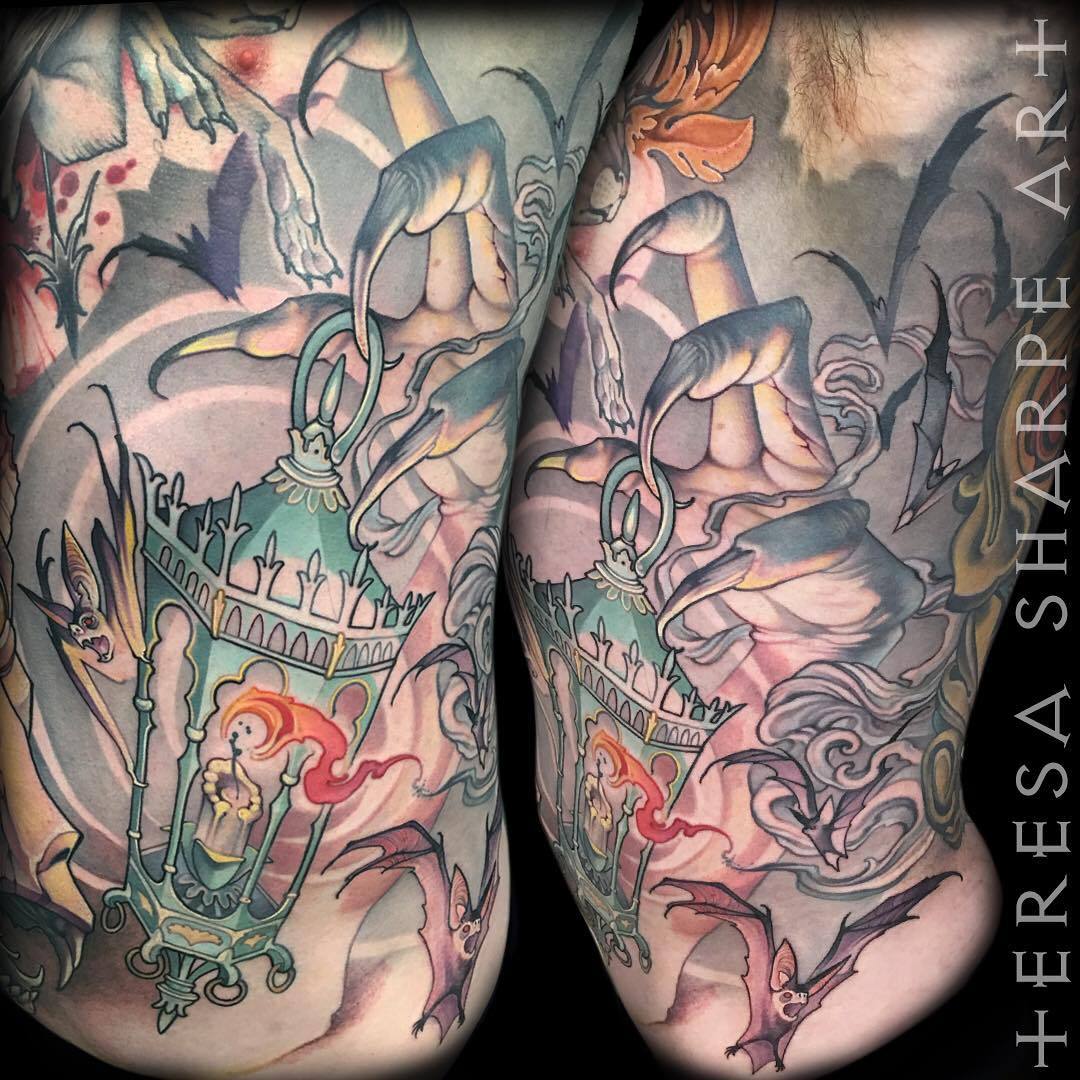 Tattoo Artist - Teresa Sharpe - Tattoo, Tattooink, , Tattoo artist, Tattoo, Tattoo Lovers League, Longpost