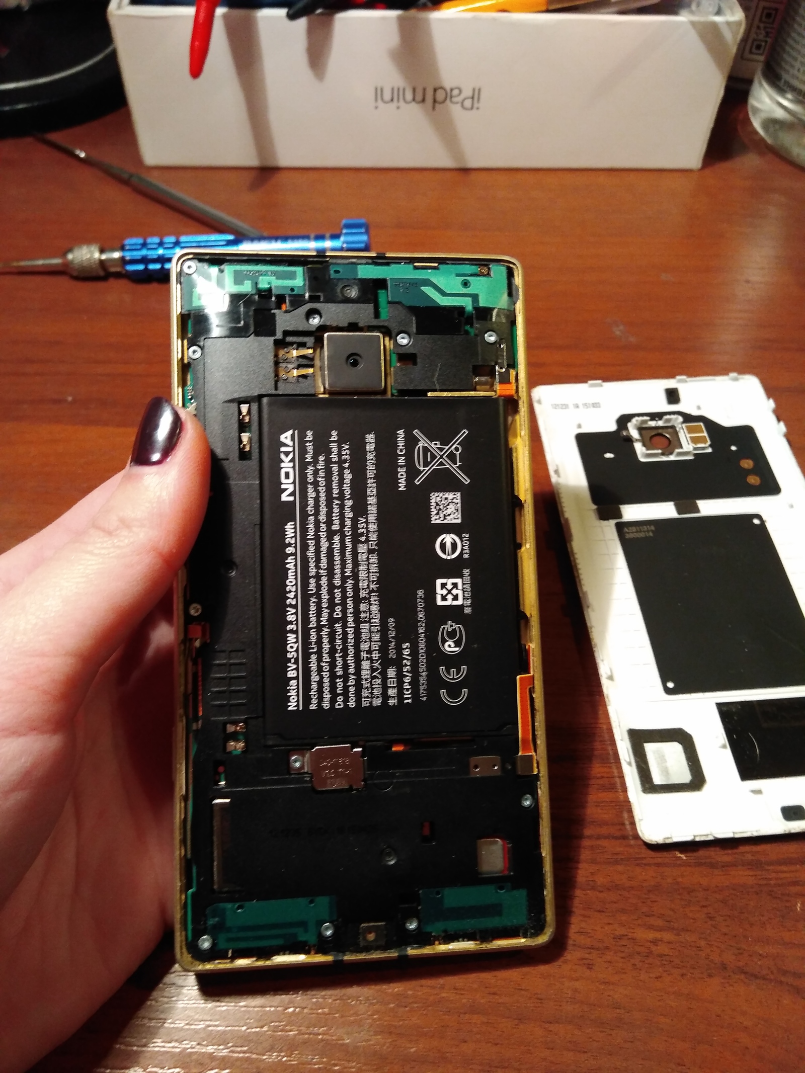 Nokia Lumia 930 glass replacement - My, Hobby, Repair, Repairers Community, Glass replacement, Longpost