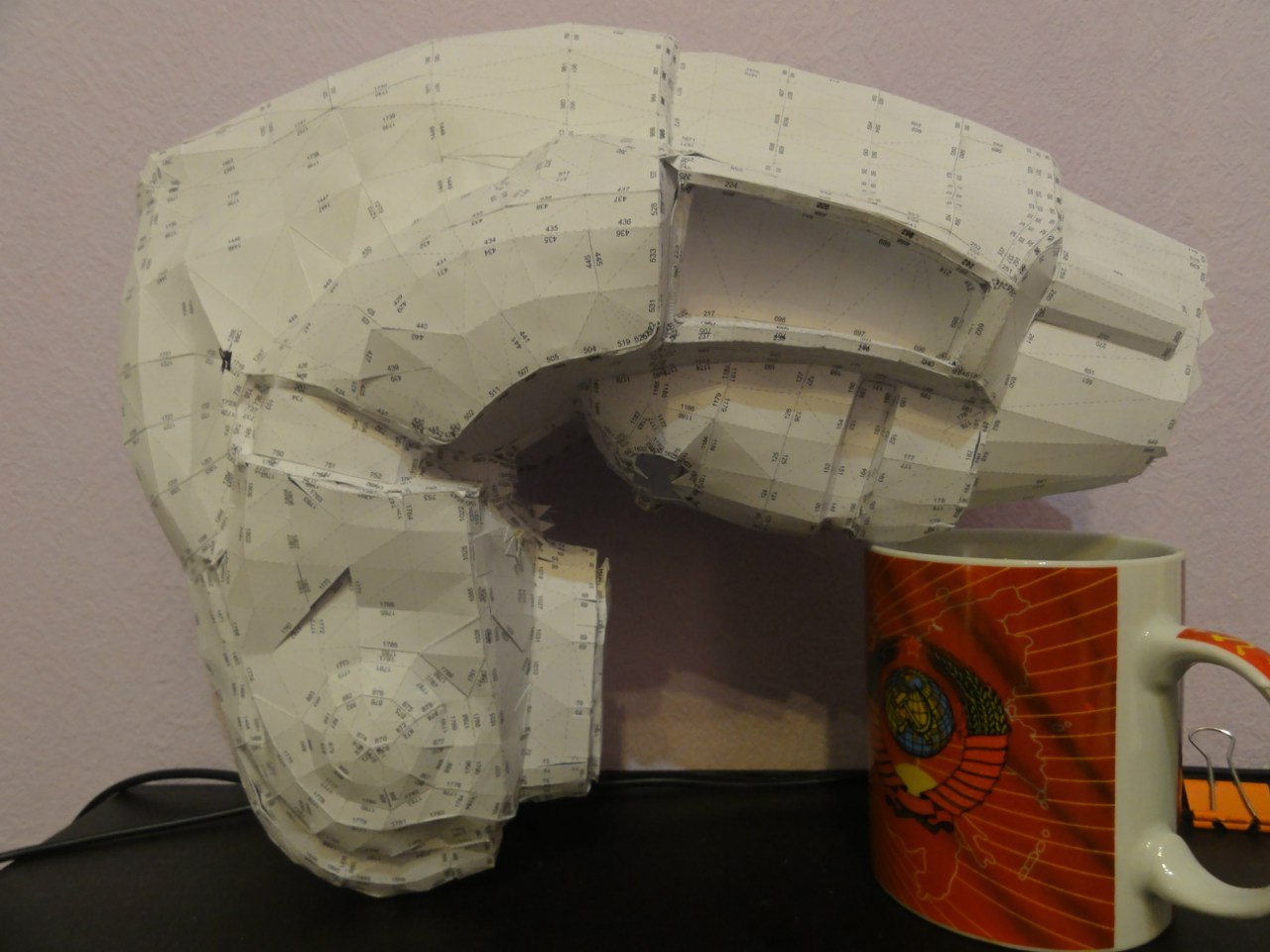 For fans of EVE-online - My, Eve Online, , MMO, Science fiction, Papercraft, Pepakura, 