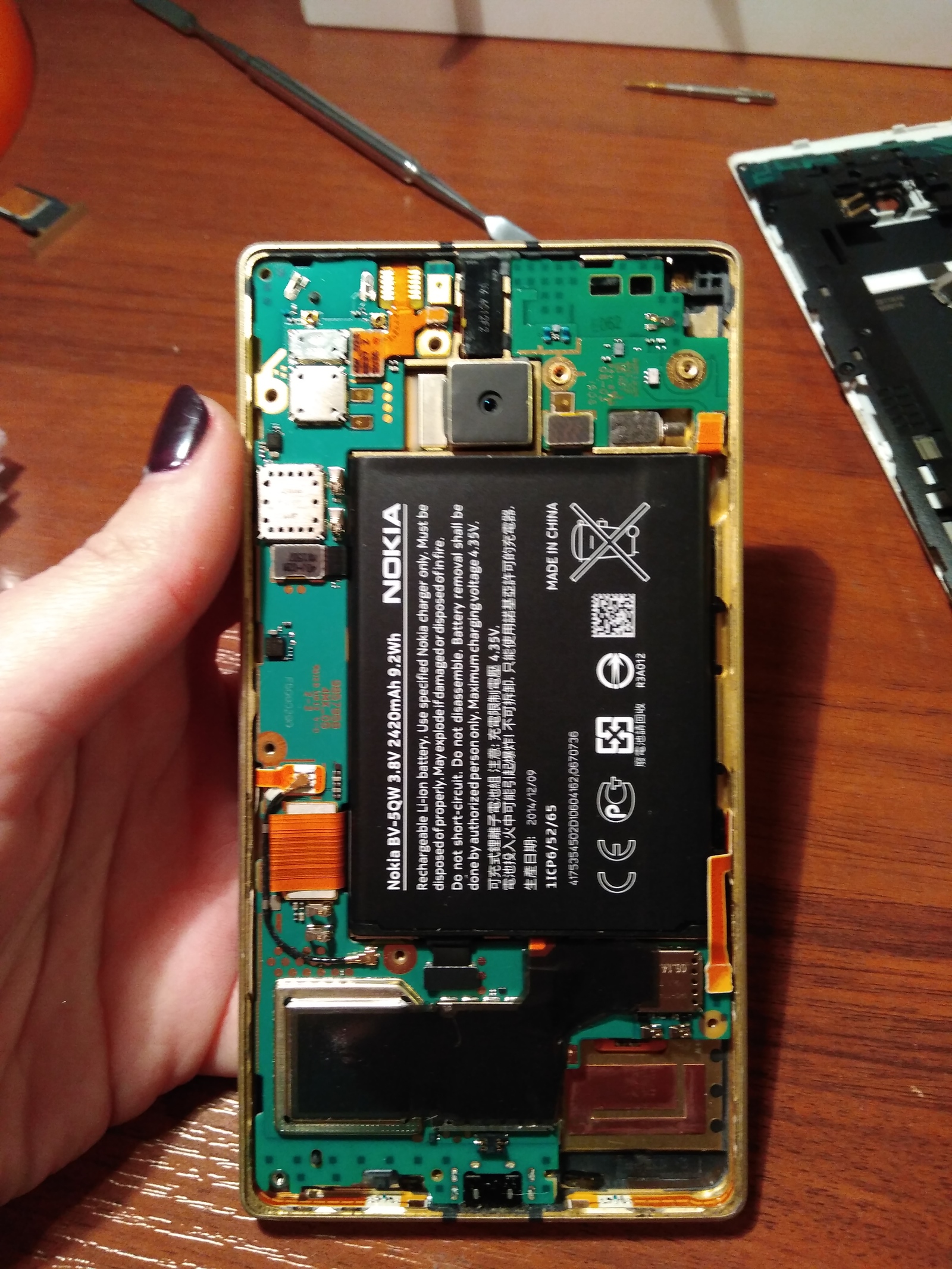 Nokia Lumia 930 glass replacement - My, Hobby, Repair, Repairers Community, Glass replacement, Longpost