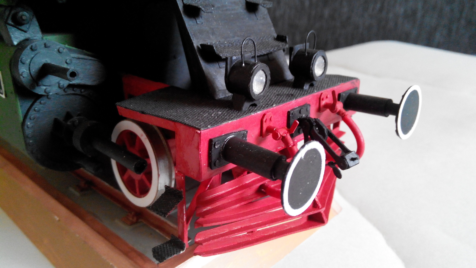 HCP 1-6-2 Bulgar made of cardboard - My, Locomotive, Models, Cardboard, Modeling, Longpost