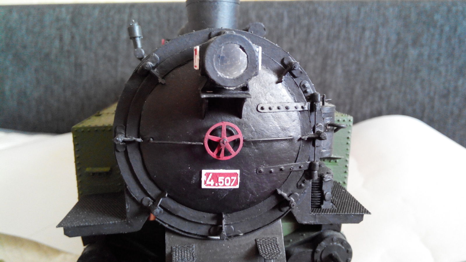 HCP 1-6-2 Bulgar made of cardboard - My, Locomotive, Models, Cardboard, Modeling, Longpost