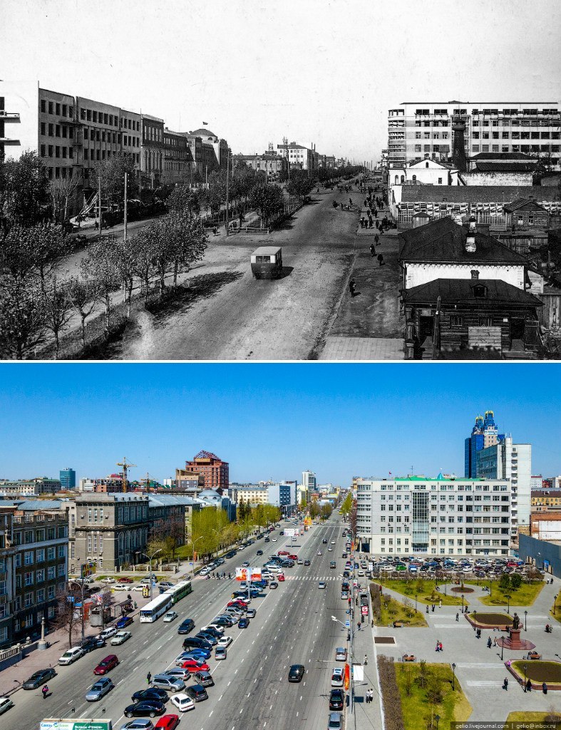 Novosibirsk. Then and now. - Novosibirsk, It Was-It Was, Story, The photo, To be continued, Longpost