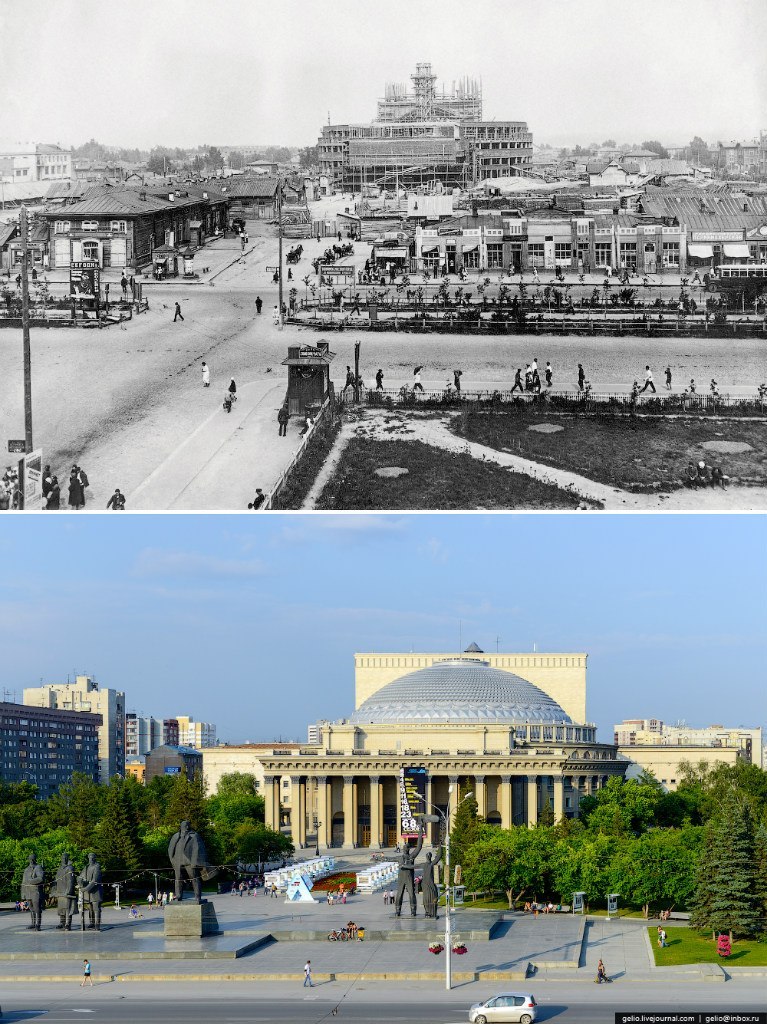 Novosibirsk. Then and now. - Novosibirsk, It Was-It Was, Story, The photo, To be continued, Longpost