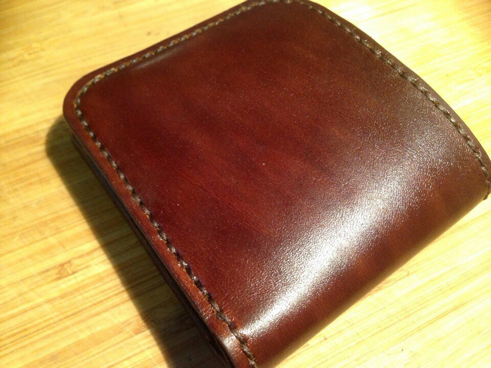 Skin coloring experiment - My, Leather, Wallet, Handmade, Experiment, Longpost