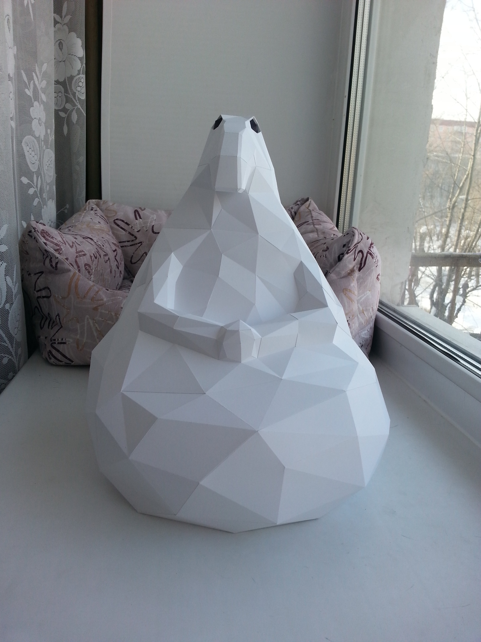 Свой собственный Ждун. - Моё, Ждун, Длиннопост, Papercraft, Изделия из бумаги, Своими руками, Polyfish, Homunculus loxodontus