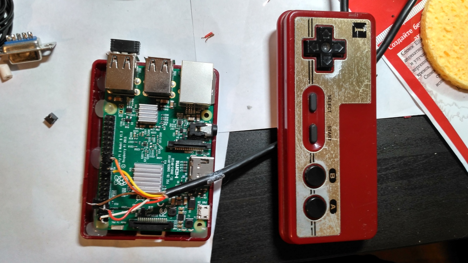 Famicom Mini DIY. - My, Famicom, Raspberry pi, Retro Games, Longpost