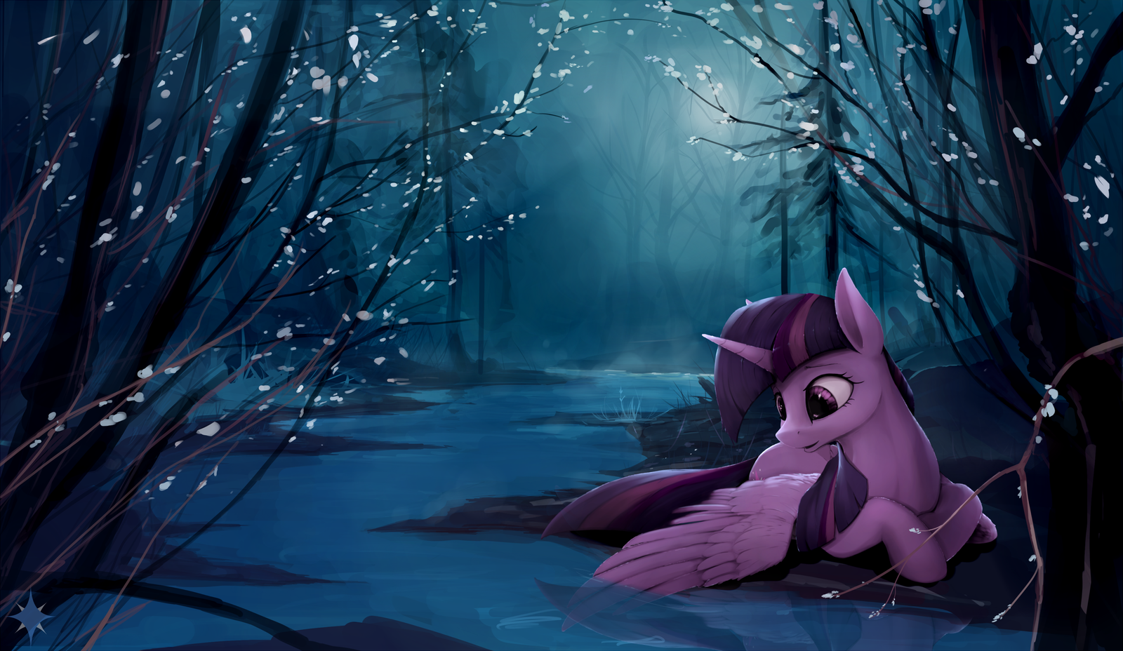 In the forest thicket - PonyArt, Twilight sparkle, My little pony