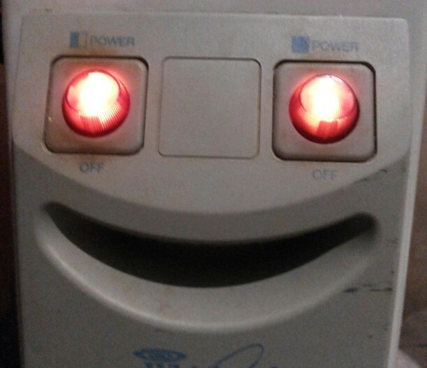 fun heater - My, Heater, Red eyes