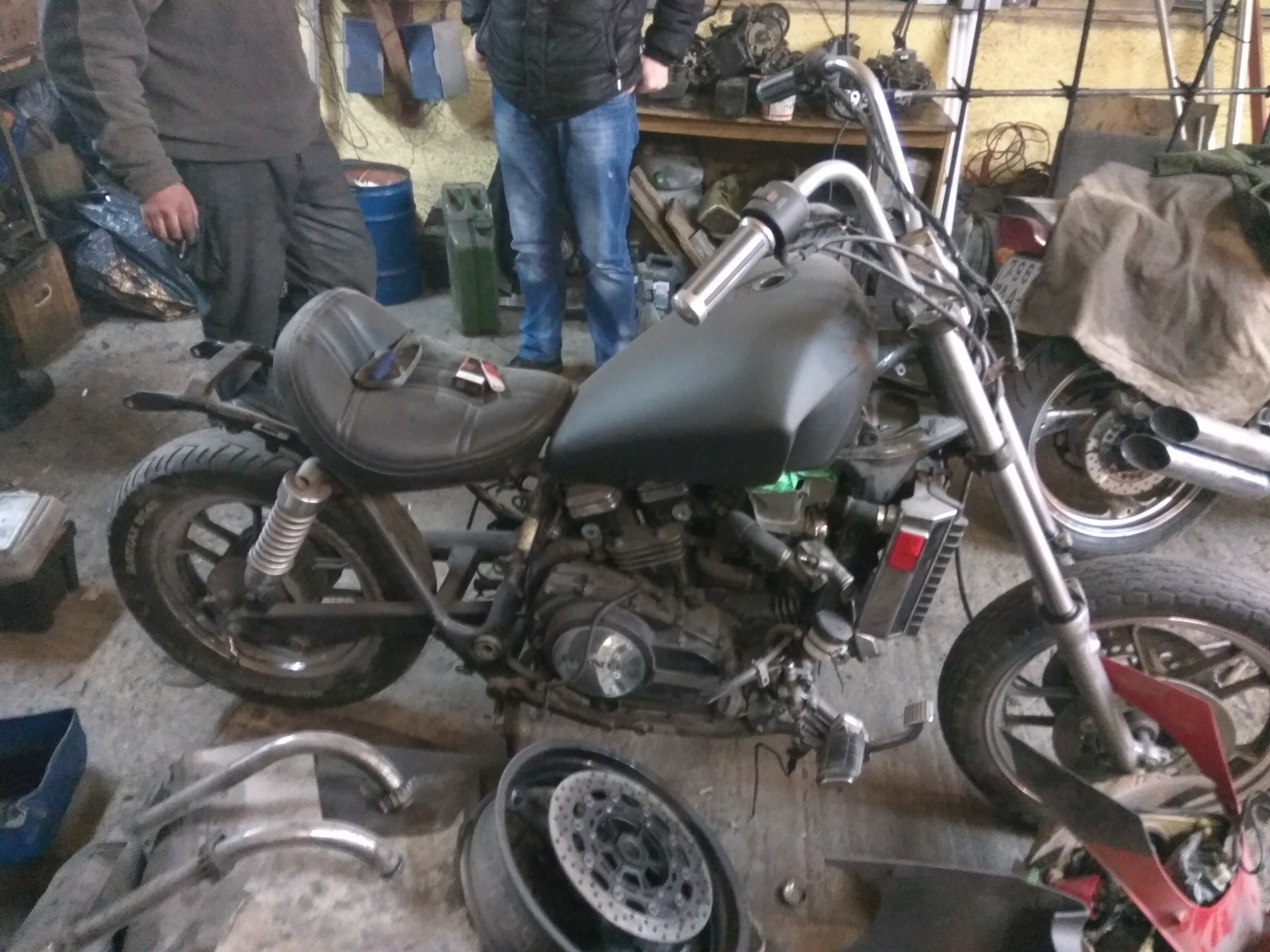 Alteration of Honda Magna for themselves. - My, Customization, Motorcycles, Mototoxicosis, Longpost, Moto