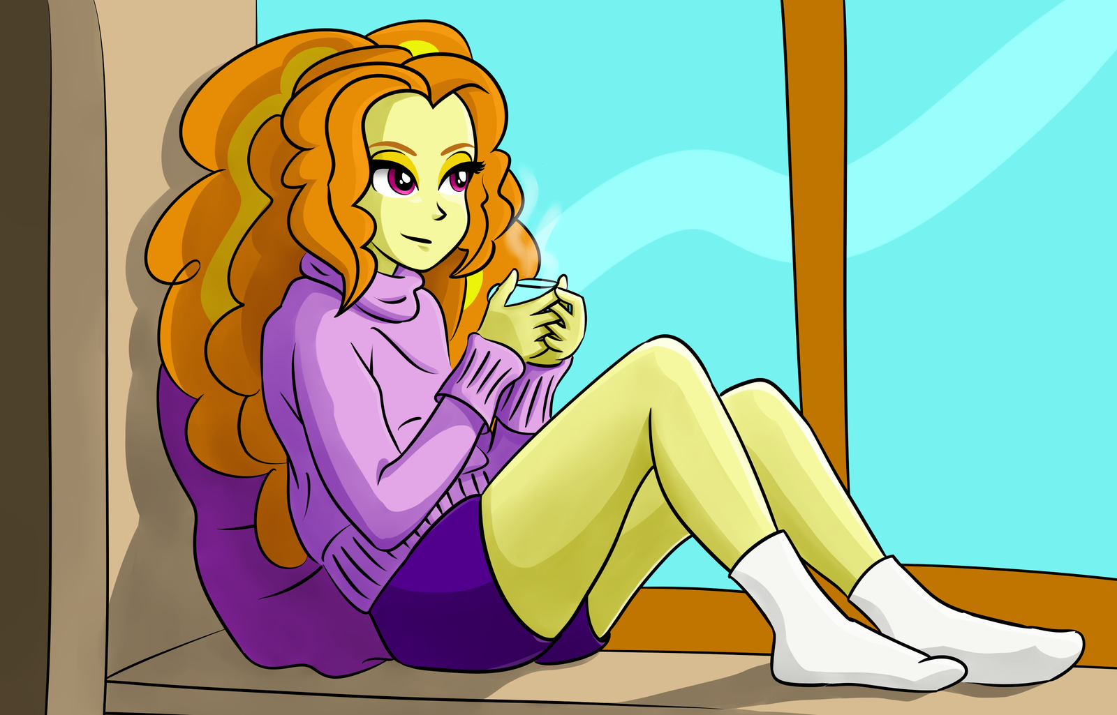 Ножки-то замёрзнут ведь... - My Little Pony, Equestria Girls, Adagio Dazzle