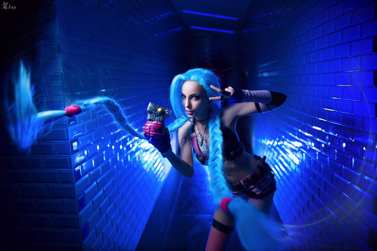 Косплей Jinx - Девушки, Косплей, Длиннопост, Jinx, League of Legends