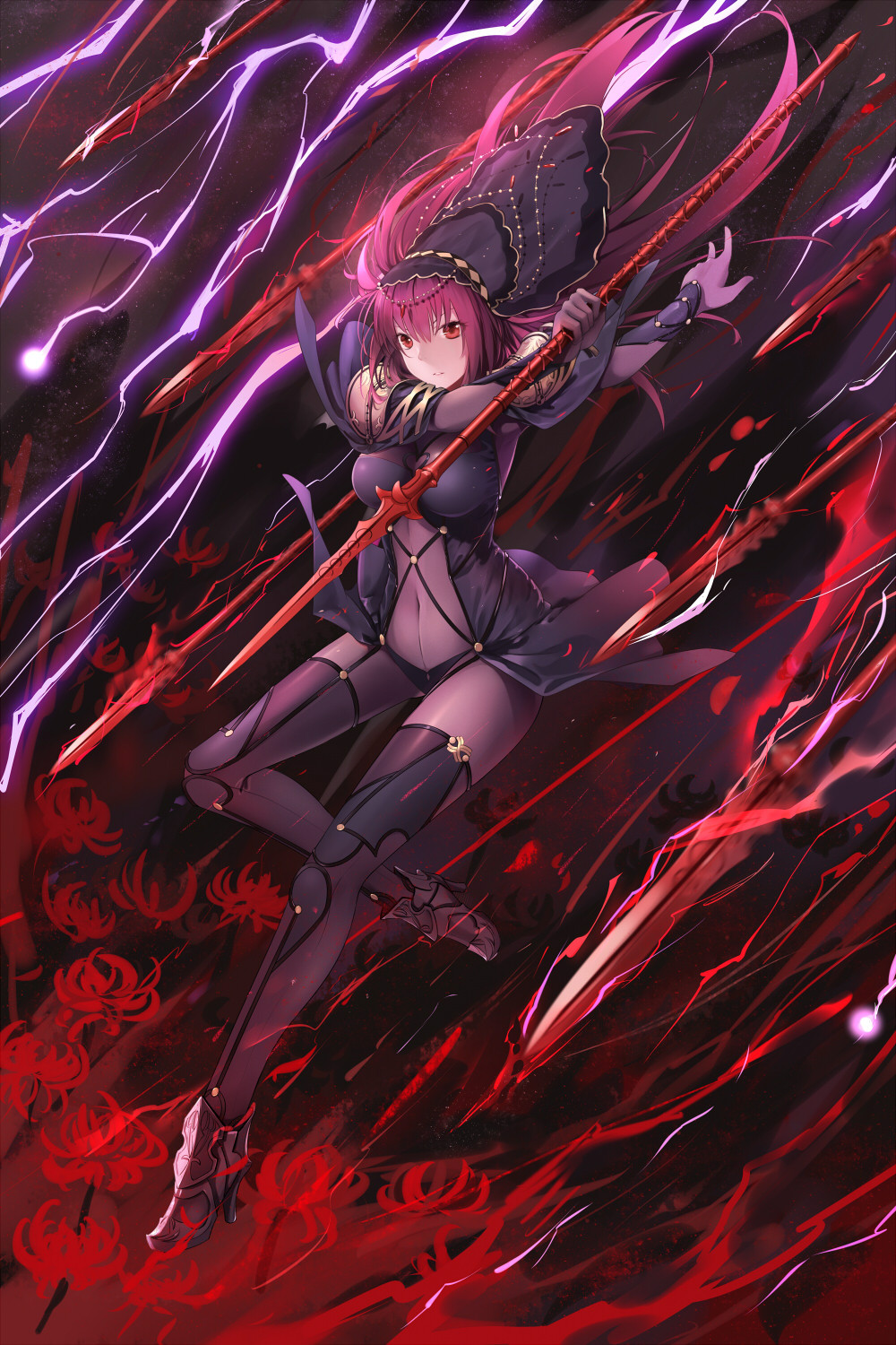 Stingrays - Anime, Anime art, Fate, Fate grand order, Scathach