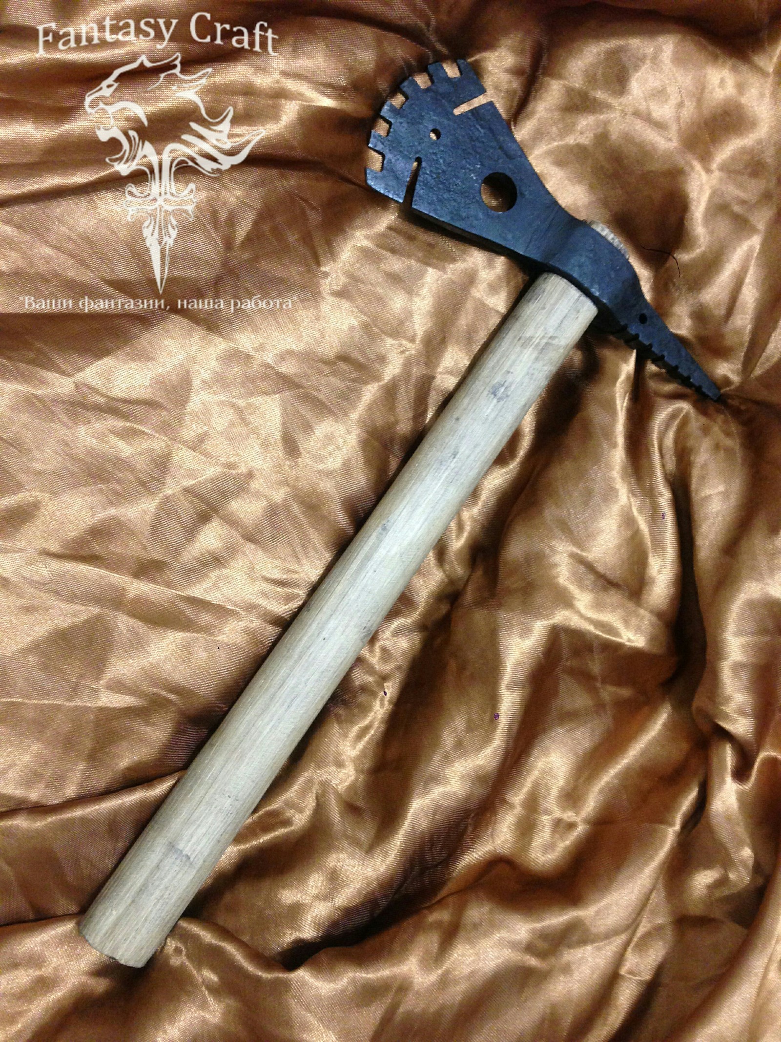 Forged tomahawk under the post-apocalypse. - My, , Tomahawk, Kaliningrad, Weapon, Forging, Longpost