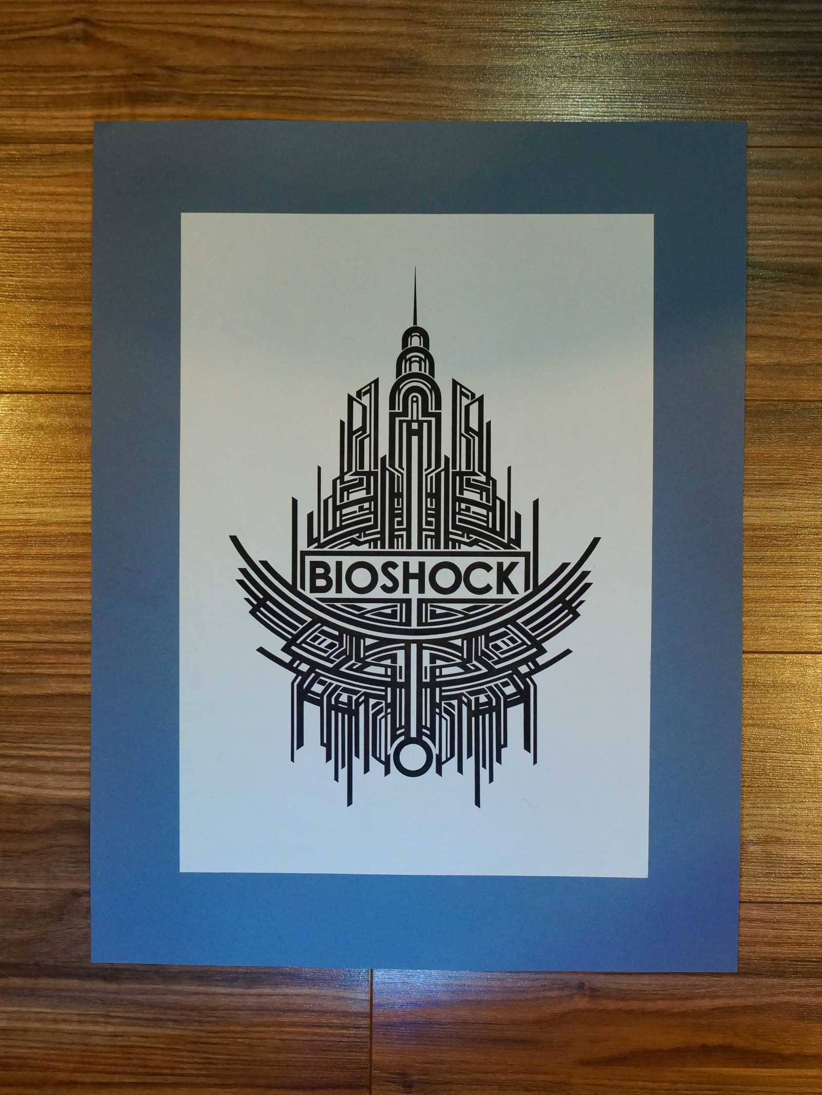 Welcome to Rapture - My, BioShock, Rapture, Drawing, Art, My, Abstraction, Game art, Longpost