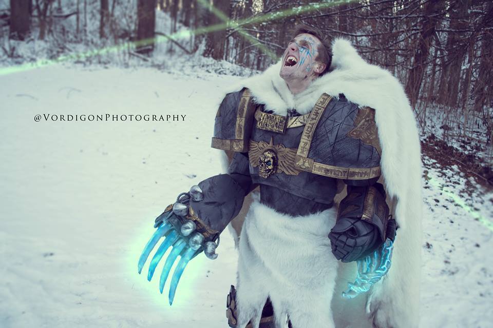 Flock - Warhammer 40k, Cosplay, Space wolves, The photo, Longpost