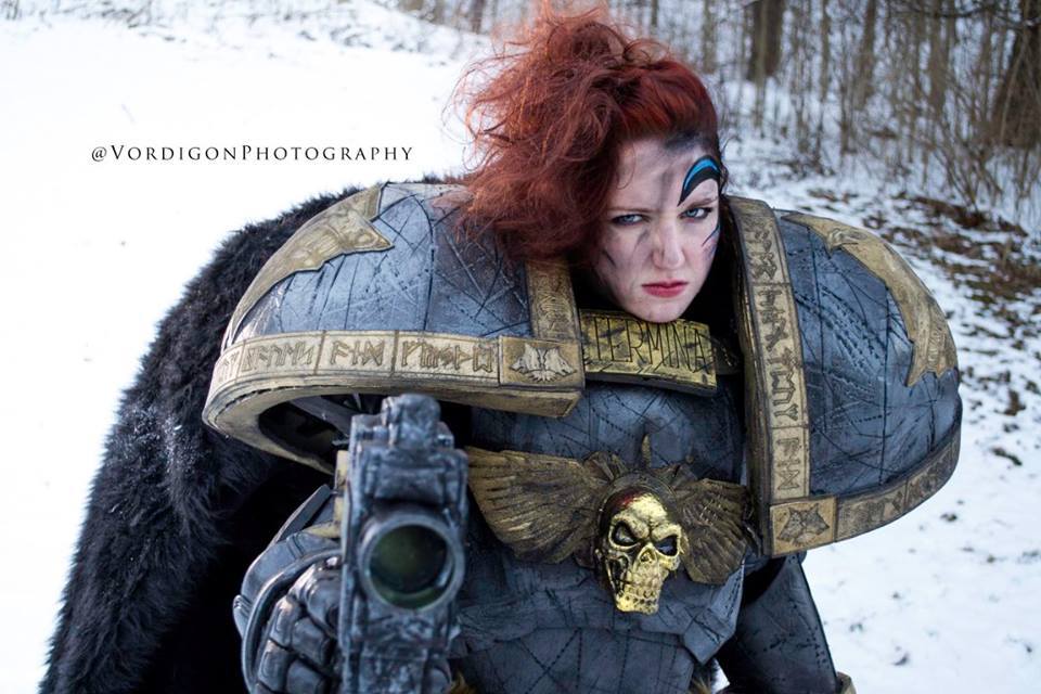 Flock - Warhammer 40k, Cosplay, Space wolves, The photo, Longpost