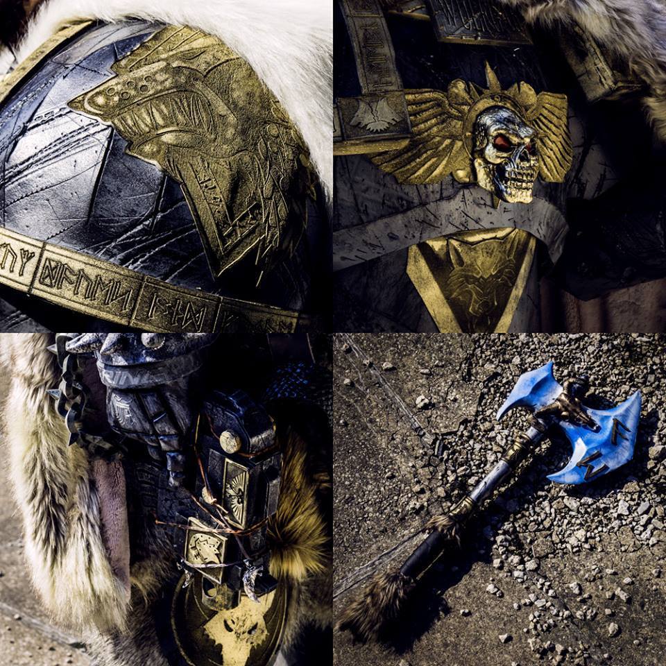 Flock - Warhammer 40k, Cosplay, Space wolves, The photo, Longpost