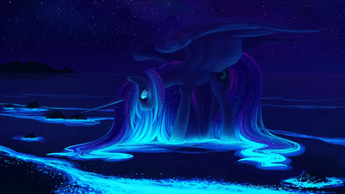 ocean of dreams - My little pony, Princess luna, PonyArt, Deviantart, Joellethenose