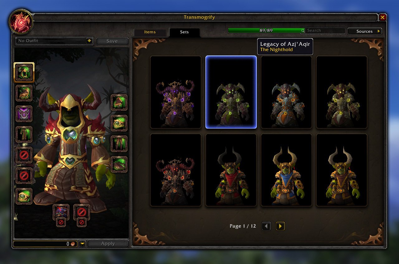 Transmog Sets - Warcraft, Wow, World of warcraft, Transmogrification