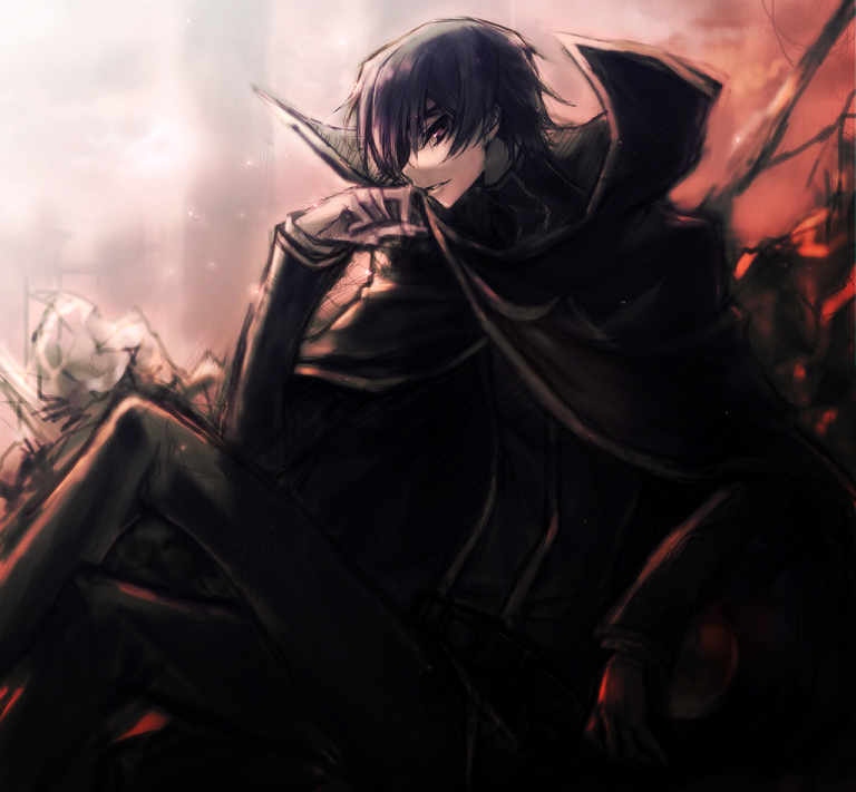 Code Geass. Лелуш Ламперуж / Lelouch Lamperouge / Lelouch vi Britannia. (Нанали, С.С, Судзаку). - Аниме, Code Geass, Lelouch, Лелуш, Zero, Lelouch Lamperouge, Anime Art, Арт, Длиннопост