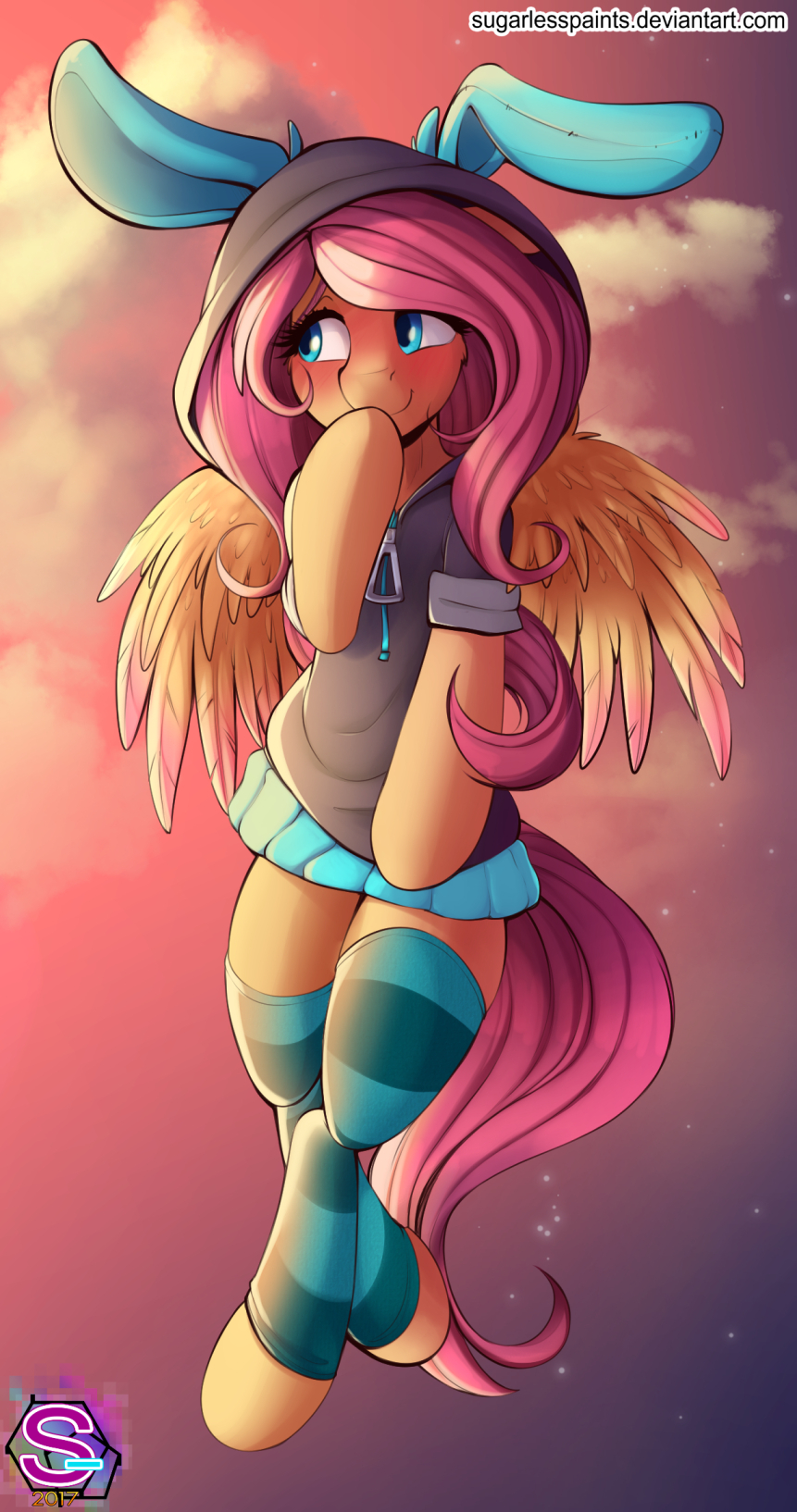 Flutters - My little pony, Fluttershy, Sugarlesspaints