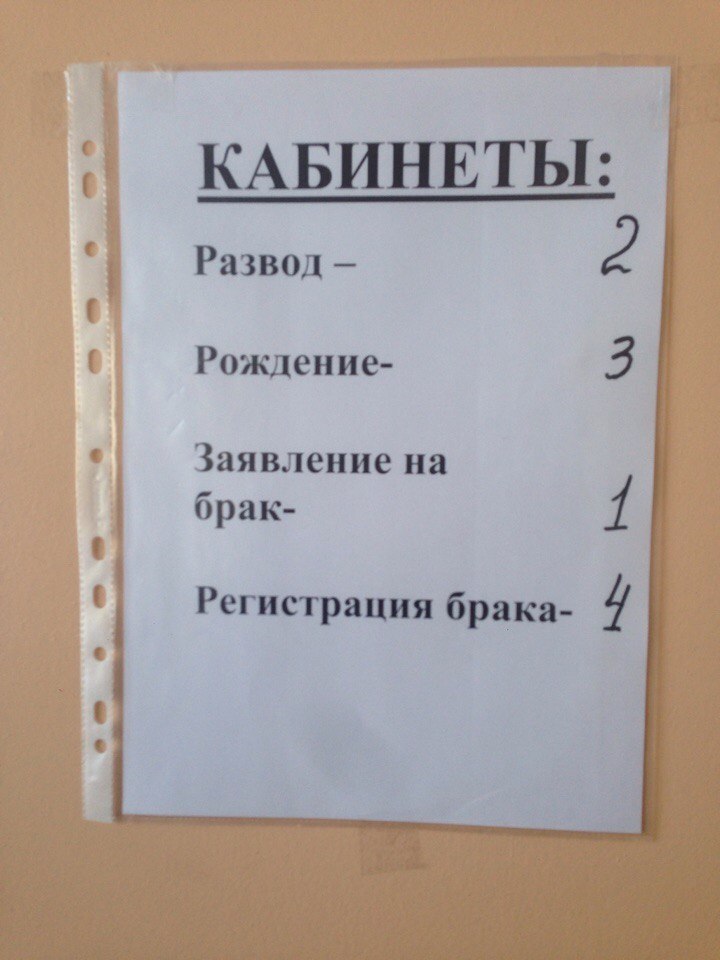 ЗАГС знает правильную последовательность - Моё, Юмор, Загс, Развод, Тег, Порочный Круг