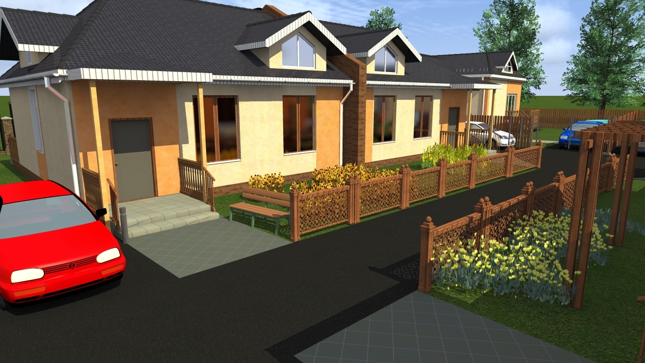 Another house. - My, House, Project, Archicad, Autocad, Design, Longpost