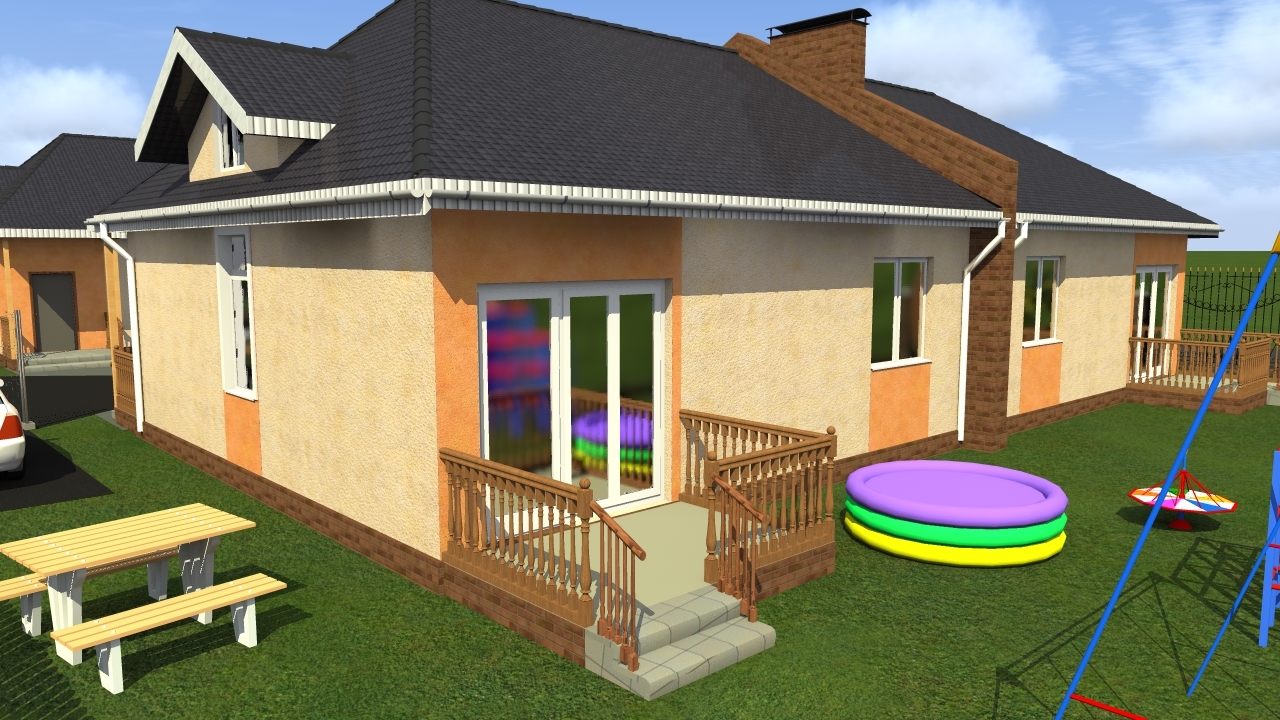 Another house. - My, House, Project, Archicad, Autocad, Design, Longpost